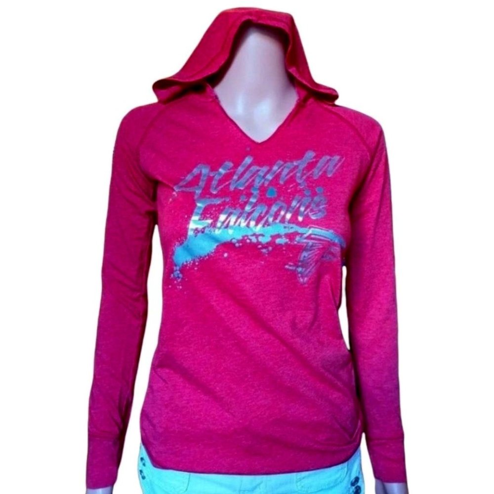 Women's Atlanta Falcons Long Sleeve Shirt With Hood